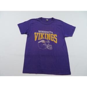 Minnesota Vikings Champion T-shirt Purple Sz M 1980s